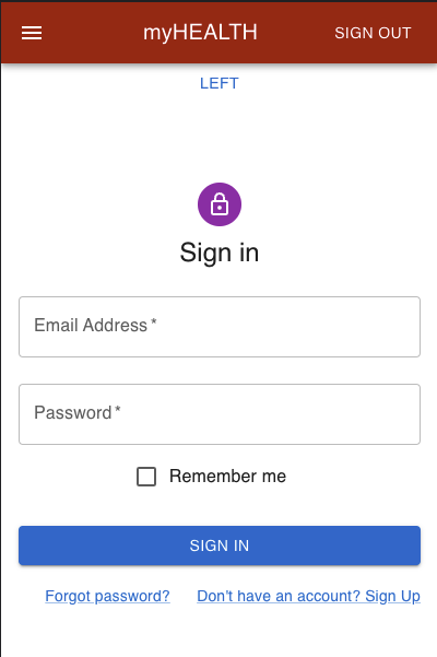 myHealth App